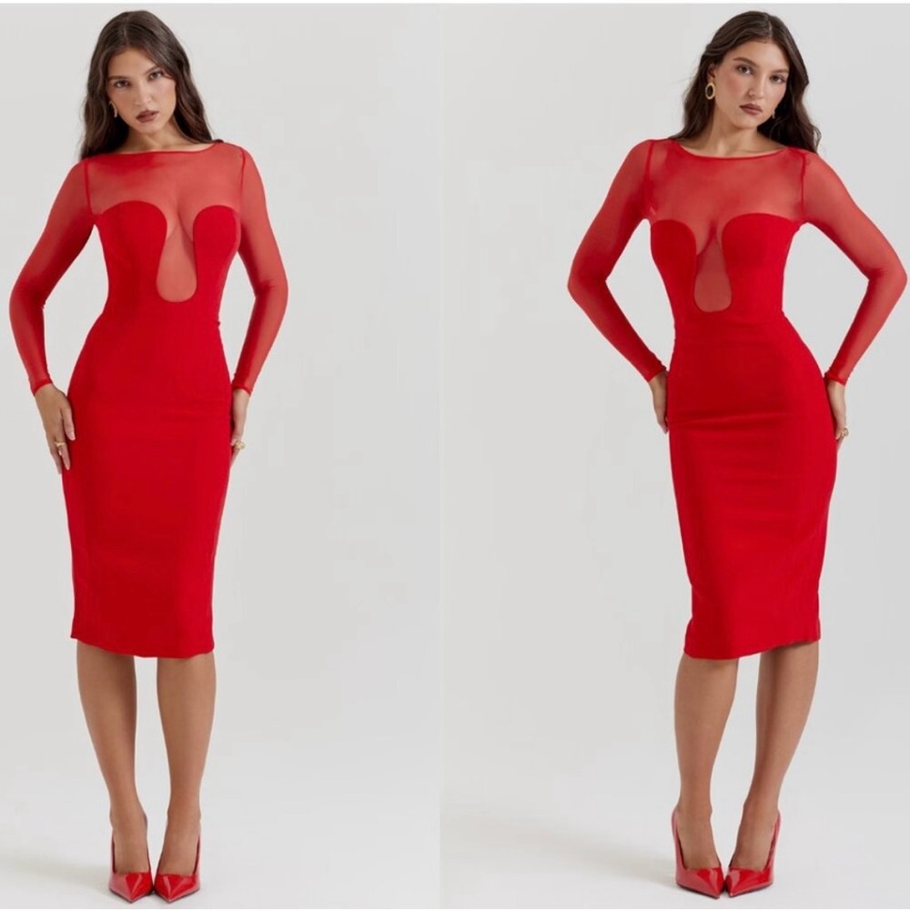 House of CB Red Dress Size XS